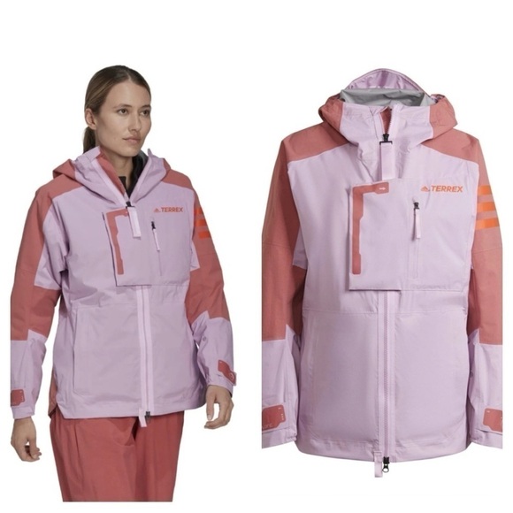Adidas
Adidas Women's Terrex Xploric RAIN.RDY Mountain Jacket Blilil/Wonred Sz M - Picture 1 of 14
